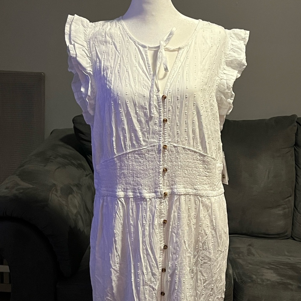 Sonoma White Dress
